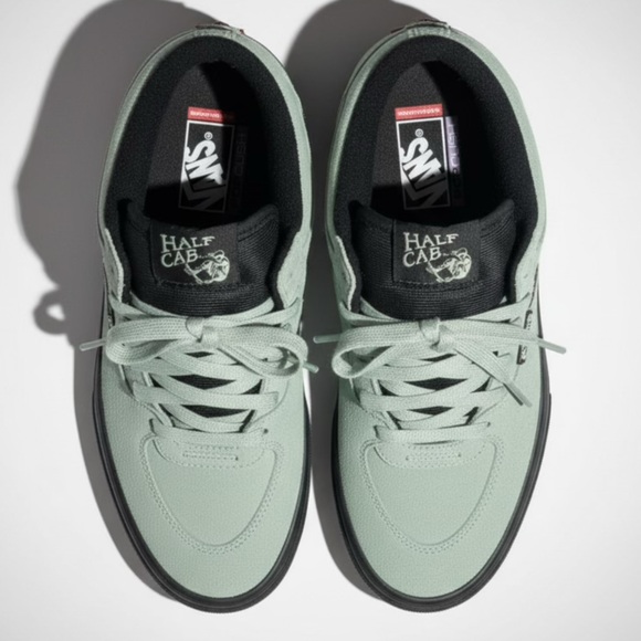 Vans Other - Vans Half Cab Skate Shoes in Gray/Olive Men’s 11